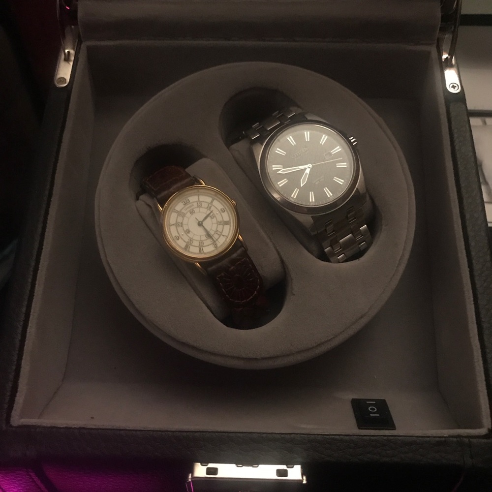 Bey-Berk watch Rotator/Winder Display case